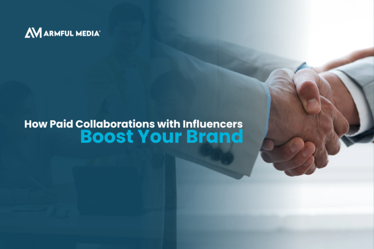 Paid Collaborations with Influencers boosting brand visibility and engagement.